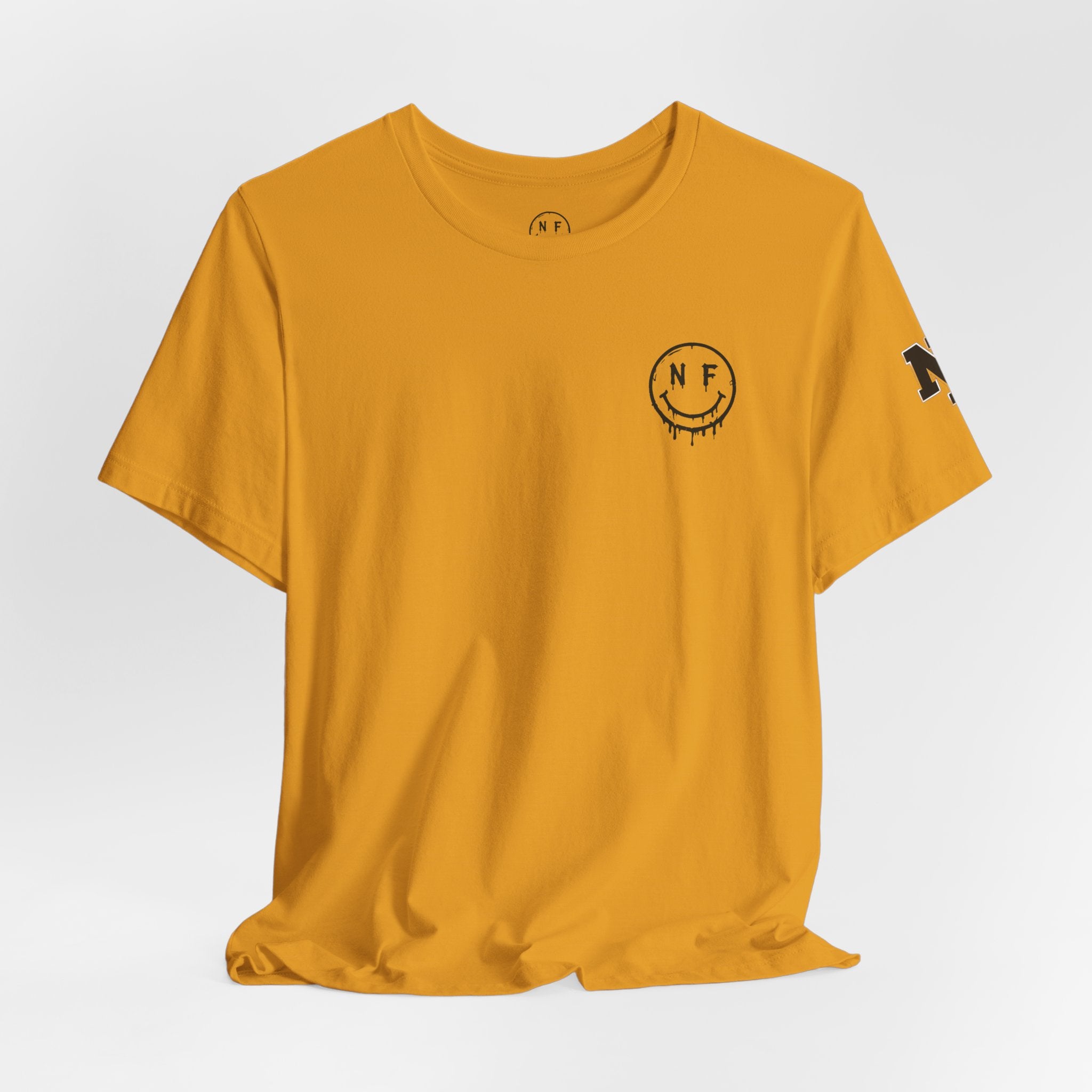 Never Forget Loyalty Tee — NF Drip Smiley Graphic T-Shirt