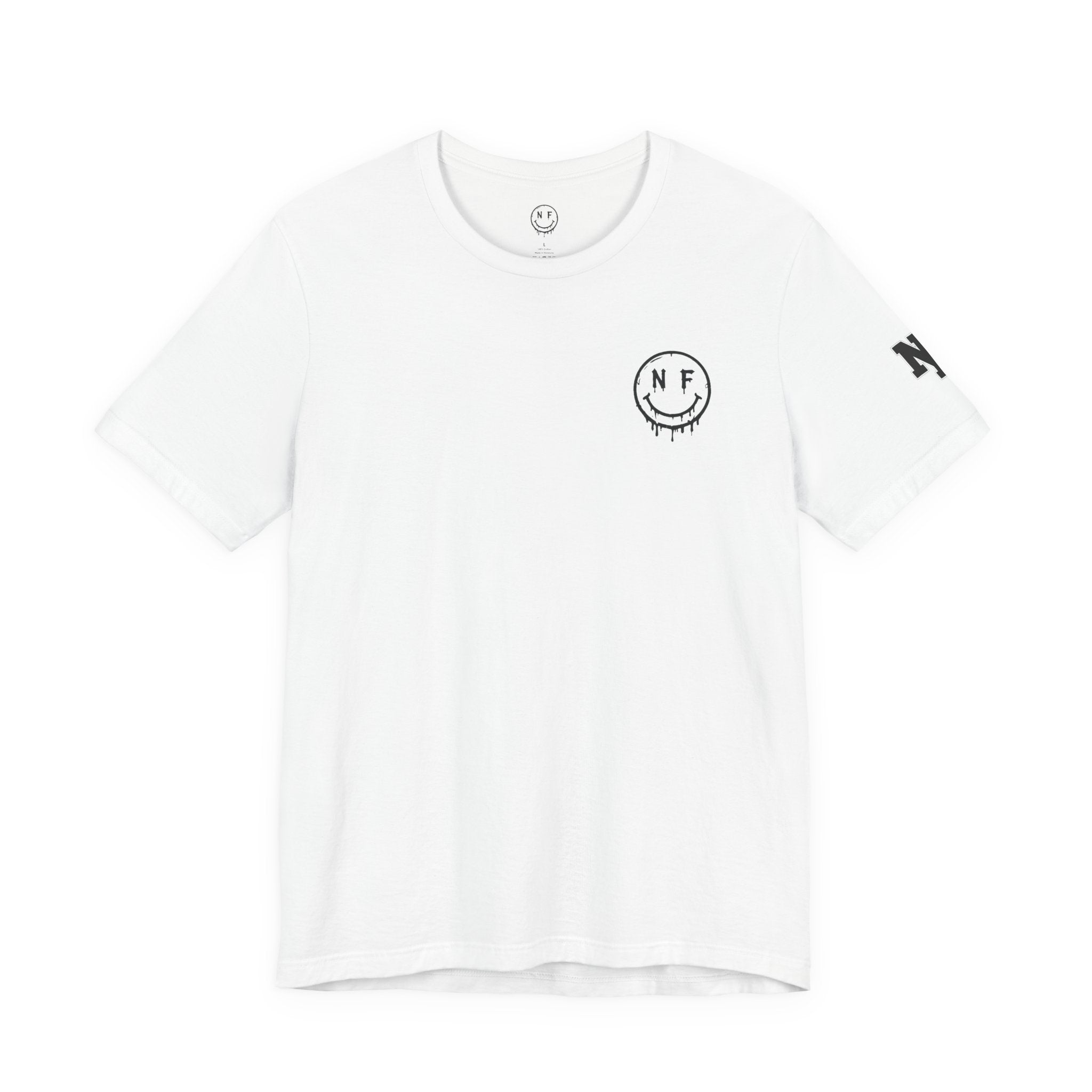 Never Forget Loyalty Tee — NF Drip Smiley Graphic T-Shirt