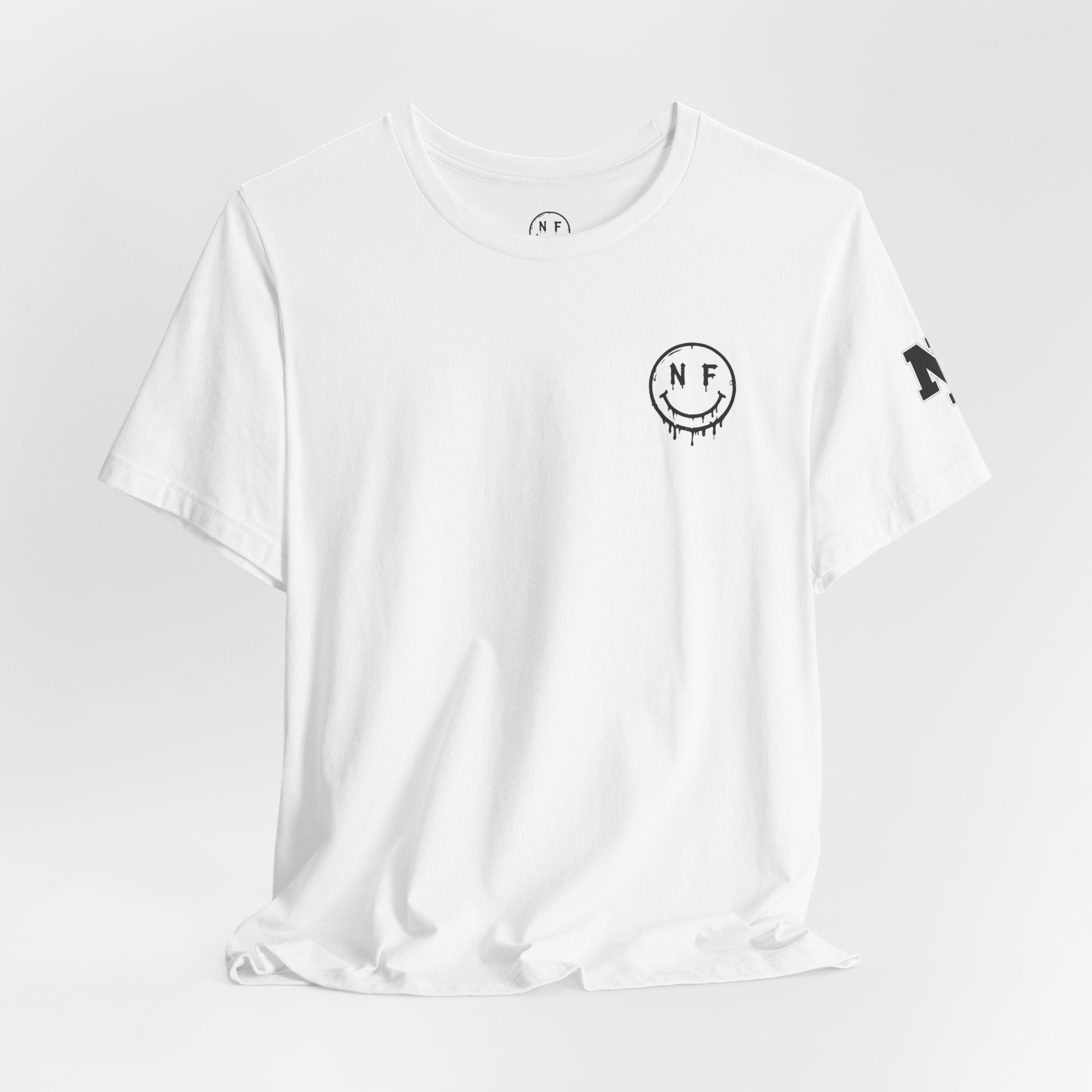 Never Forget Loyalty Tee — NF Drip Smiley Graphic T-Shirt