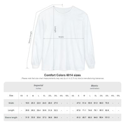NF | Unisex Garment-dyed Long Sleeve T-Shirt