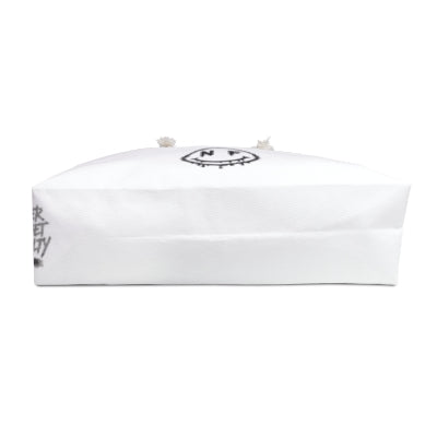 Drip Smiley NF logo Weekender Bag | Canvas Travel Tote